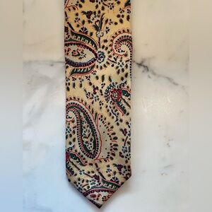 Paul Stuart Silk Paisley Tie - 3” wide